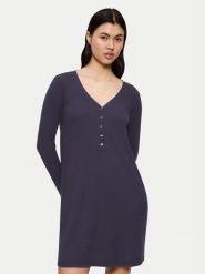 Triumph Koszula nocna Mix&Match 10225032 Granatowy Regular Fit. Niebieskie koszule nocne i halki Triumph, bez wzorów, z syntetyku, bez ramiączek. Za 107.10 zł.