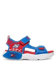 Skechers Sandały Creature-Splash-Bugtacular 402121L/BLRD Niebieski. Niebieskie sandały chłopięce Skechers, ze skóry, bez zapięcia. Za 129.99 zł.