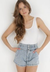 Białe Body Iomiera. Białe body i gorsety Born2be, bez wzorów, z bawełny. Za 29.99 zł.