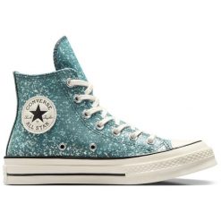 Buty sportowe Converse Chuck 70. Niebieskie obuwie sportowe damskie Converse, bez zapięcia, na fitness i siłownię. Za 590.00 zł.