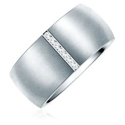 Rafaela Donata Stal nierdzewna Zdobienie kryształkami Swarovski® Pierścionki 1 ct Damski. Białe pierścionki damskie Rafaela Donata, srebrne. Za 289.99 zł.