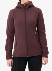 Bluza z kapturem damska Vaude Idris Fleece Hoody. Czerwone bluzy damskie Vaude, s, bez wzorów, z materiału, z kapturem. Za 362.99 zł.