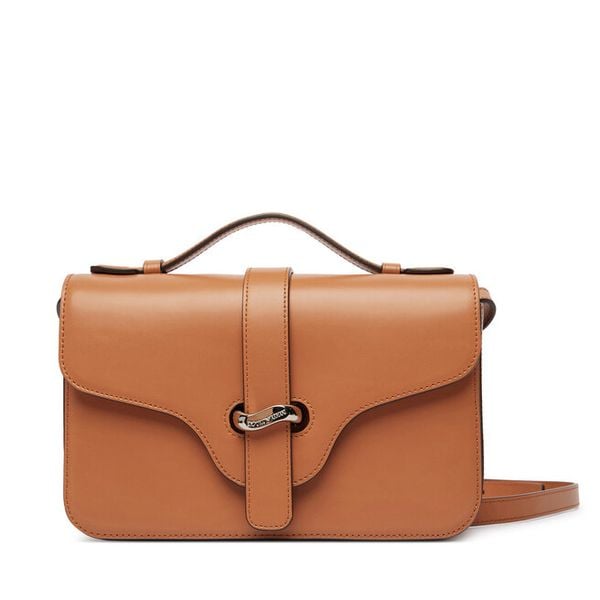 Torebka Emporio Armani. Brązowe listonoszki damskie Emporio Armani, bez wzorów, bez dodatków. Za 1,330.99 zł.