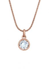 Elli Damski wisiorek solitaire węzeł z kryształem w srebrze próby 925 Sterling Silver Naszyjniki 1 ct. Szare naszyjniki damskie Elli, srebrne. Za 241.39 zł.