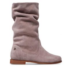 Botki Maciejka. Brązowe botki damskie Maciejka, bez obcasa, na płaskiej podeszwie, bez zapięcia. Za 479.99 zł.