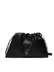 PINKO Torba MAXI CLUTCH+TRACOLLA SP Czarny. Czarne torebki klasyczne damskie Pinko, ze skóry, bez dodatków. Za 1,289.00 zł.