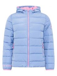Zwillingsherz Kurtka pikowana "Moin Moin" w kolorze błękitnym rozmiar: S. Niebieskie kurtki damskie Zwillingsherz, s, bez wzorów, bez kaptura. Za 218.57 zł.
