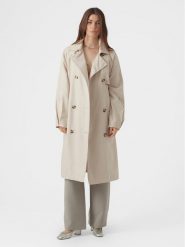 Vero Moda Trencz Doreen 10301287 Écru Regular Fit. Płaszcze damskie Vero Moda, m, bez wzorów, z syntetyku, bez kaptura. Za 239.99 zł.
