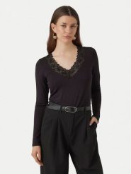 Vero Moda Bluzka Rosa 10298832 Czarny Regular Fit. Czarne bluzki damskie Vero Moda, xs, bez wzorów, z wiskozy, bez kołnierzyka, bez ramiączek. Za 99.99 zł.