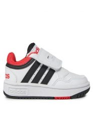 Adidas Sneakersy Hoops 3.0 Cf I H03860 Biały. Białe buty sportowe chłopięce Adidas, ze skóry, bez zapięcia. Za 119.99 zł.