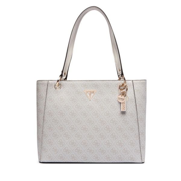 Torebka Guess. Białe shopper bag Guess, bez dodatków. Za 674.99 zł.