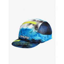 Czapka z daszkiem do biegania Crazy Pacman Cap Run - magic mountain. Niebieskie czapki z daszkiem damskie Crazy, bez wzorów. Za 161.99 zł.