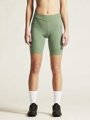 Craft Szorty kolarskie "Core Endur" w kolorze zielonym rozmiar: XXL. Zielone spodenki sportowe damskie Craft, xxl, bez wzorów, z materiału, rowerowe. Za 134.22 zł.