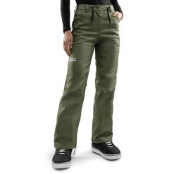 Spodnie snowboardowe hardshell damskie P2-W Taiga. Zielone spodnie sportowe damskie SIROKO, na zimę, m, bez wzorów, z hardshellu, narciarskie. Za 425.00 zł.