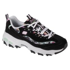 Buty sportowe Sneakersy damskie, Skechers D'Lites-Blooming Fields. Czarne obuwie sportowe casual damskie Skechers, trekkingowe. Za 309.99 zł.