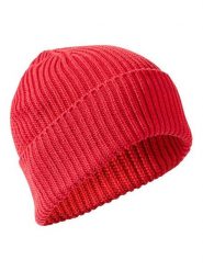 Camel Active Czapka beanie w kolorze koralowym rozmiar: onesize. Czerwone czapki damskie Camel Active, z aplikacjami, z bawełny. Za 87.81 zł.