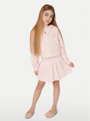Guess Bluza J5BQ07 K0232 Różowy Relaxed Fit. Czerwone bluzy dziewczęce Guess, z aplikacjami, z syntetyku, bez ramiączek, bez kaptura. Za 219.99 zł.