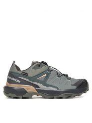 Salomon Trekkingi X Ultra 360 Gore-Tex L47982300 Szary. Szare obuwie trekkingowe damskie Salomon, z gore-texu, bez zapięcia. Za 639.99 zł.