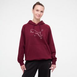 Bluza z kapturem damska Puma Gym & Pilates. Czarne bluzy damskie Puma, s, bez wzorów, z bawełny, z kapturem. Za 179.99 zł.