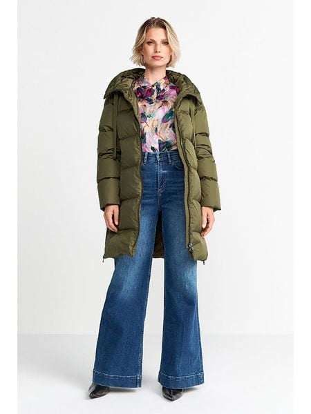 Rich & Royal Płaszcz pikowany w kolorze khaki rozmiar: 36. Brązowe płaszcze damskie Rich & Royal, bez wzorów, bez kaptura. Za 505.13 zł.