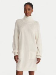 Liu Jo Sukienka dzianinowa MF5063 MS009 Écru Regular Fit. Sukienki damskie Liu Jo, bez wzorów, z dzianiny, bez ramiączek. Za 769.99 zł.