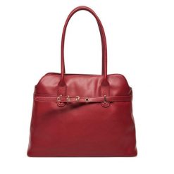 Torebka DeeZee. Czerwone shopper bag DeeZee, bez wzorów, bez dodatków. Za 149.99 zł.