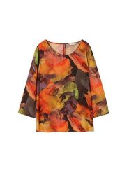 TATUUM Bluzka ze wzorem rozmiar: 36. Bluzki damskie TATUUM, bez wzorów, z wiskozy, bez kołnierzyka, bez ramiączek. Za 82.64 zł.