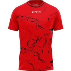 Koszulka Sportowa Givova Grafit Czerwono-Czarna - Maksymalny Komfort. Czarne koszulki sportowe damskie Givova, bez wzorów, bez ramiączek, do piłki nożnej. Za 155.99 zł.