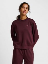 Bluza damska Hummel Soft. Brązowe bluzy damskie Hummel, na jesień, l, bez wzorów, z elastanu, bez kaptura. Za 160.00 zł.