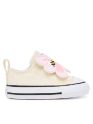 Converse Trampki Chuck Taylor All Star One Strap Embroidered Floral Easy On A13452C Écru. Trampki dziewczęce Converse, bez wzorów, z materiału, bez zapięcia. Za 219.99 zł.