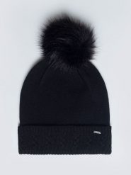 BIG STAR Czapka w kolorze granatowym rozmiar: onesize. Niebieskie czapki damskie Big Star, bez wzorów, z materiału. Za 57.99 zł.