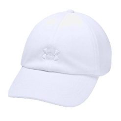 Czapka Z Daszkiem Play Up. Białe czapki z daszkiem damskie Under Armour, bez wzorów. Za 129.99 zł.