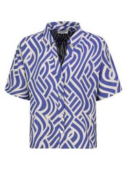 Eight2Nine Bluzka w kolorze niebiesko-kremowym rozmiar: L. Niebieskie bluzki damskie Eight2Nine, l, bez wzorów, bez kołnierzyka, bez ramiączek. Za 82.99 zł.