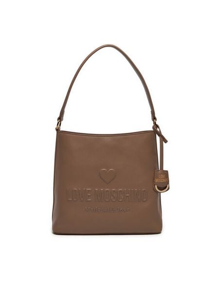 LOVE MOSCHINO Torebka JC4115PP1LL1020A Brązowy. Brązowe torebki klasyczne damskie Love Moschino, ze skóry, bez dodatków. Za 609.99 zł.