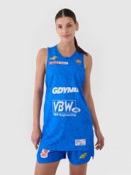 4F Koszulka meczowa replika wyjazdowa z sezonu 2024/25 damska 4F x VBW Arka Gdynia - multikolor M. Koszulki sportowe damskie 4F, m, bez wzorów, z dzianiny, bez ramiączek, na fitness i siłownię. Za 199.99 zł.