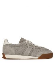 Polo Ralph Lauren Sneakersy Hester 804978190003 Szary. Szare obuwie sportowe damskie Polo Ralph Lauren, ze skóry, bez zapięcia. Za 509.99 zł.