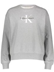 Calvin Klein Bluza w kolorze szarym rozmiar: M. Szare bluzy damskie Calvin Klein, m, bez wzorów, bez kaptura. Za 191.95 zł.