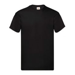 Oryginalna Bawełniana Koszulka Unisex Dla Dorosłych. Niebieskie bluzki damskie Fruit of the Loom, s, bez wzorów, z bawełny, bez kołnierzyka, bez ramiączek. Za 37.99 zł.