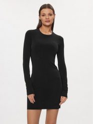 Patrizia Pepe Sukienka codzienna 8A1285/J113-K103 Czarny A-Line Fit. Czarne sukienki damskie Patrizia Pepe, bez wzorów, z syntetyku, bez ramiączek. Za 1,899.00 zł.
