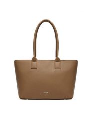 Lasocki Torebka C-LSK-X-005-08 Beżowy. Brązowe shopper bag Lasocki, bez wzorów, z materiału, bez dodatków. Za 189.99 zł.
