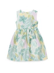 Mayoral Sukienka elegancka 3913 Zielony Regular Fit. Zielone sukienki dziewczęce Mayoral, bez wzorów, ze lnu, bez ramiączek. Za 232.99 zł.