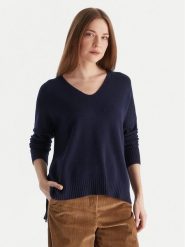 Kontatto Sweter 3M0842C Granatowy Relaxed Fit. Niebieskie swetry klasyczne damskie Kontatto, m, z syntetyku, bez kołnierzyka. Za 339.99 zł.