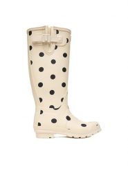 Hunter Kalosze EO-SJY-TY Écru. Białe kalosze damskie Hunter, bez wzorów, z kauczuku. Za 349.99 zł.