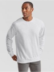 Lekka bluza dresowa Fruit Of The Loom Adulto Gris. Niebieskie bluzy damskie Fruit of the Loom, m, bez wzorów, z bawełny, bez kaptura. Za 148.99 zł.