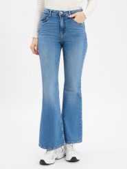 Noisy May Rozkloszowane jeansy - NMKareen Kobiety Bawełna niebieski, 27-32. Niebieskie jeansy damskie Noisy may. Za 249.95 zł.