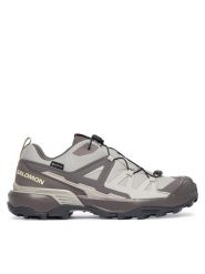 Salomon Trekkingi X Ultra 360 GORE-TEX L45391800 Beżowy. Brązowe obuwie trekkingowe damskie Salomon, z gore-texu, bez zapięcia. Za 629.99 zł.