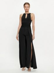 Marciano Guess Kombinezon 4GGK58 6230Z Czarny Regular Fit. Czarne sukienki damskie Marciano Guess, z aplikacjami, z syntetyku, bez ramiączek. Za 1,769.00 zł.