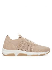 Remonte Sneakersy D1S05-31 Beżowy. Brązowe obuwie sportowe damskie Remonte, z materiału, bez zapięcia. Za 244.99 zł.