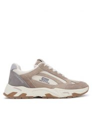 Steve Madden Sneakersy Sneak Peak-E SM19000129 Brązowy. Brązowe obuwie sportowe damskie Steve Madden, z materiału, bez zapięcia. Za 329.99 zł.