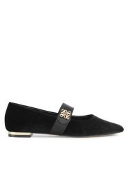 Nine West Baleriny 8168-1 Czarny. Czarne balerinki damskie Nine West, bez wzorów, z materiału. Za 219.99 zł.
